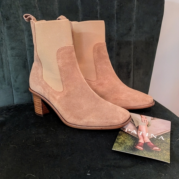 Portland leather goods Vero Chelsea boots in Taupe 7.5 - Picture 4 of 8